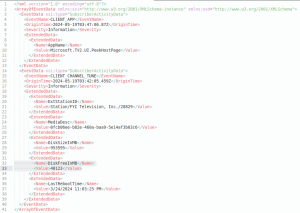 XML Datei mit Daten 2024